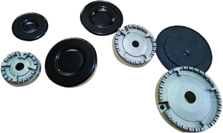 4 Gas Burners Set	